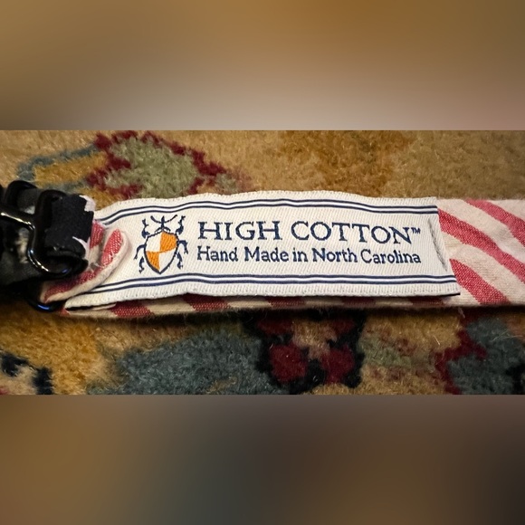 High Cotton Adjustable Stars and Stripes Gingham Patriotic Bow Tie - Picture 2 of 7